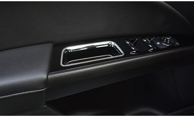 4 шт. ABS пластик Автомобильный Дверной лоток для хранения телефона подлокотник коробка рамка крышка Накладка наклейка для Ford Mondeo/Fusion 2013- C762