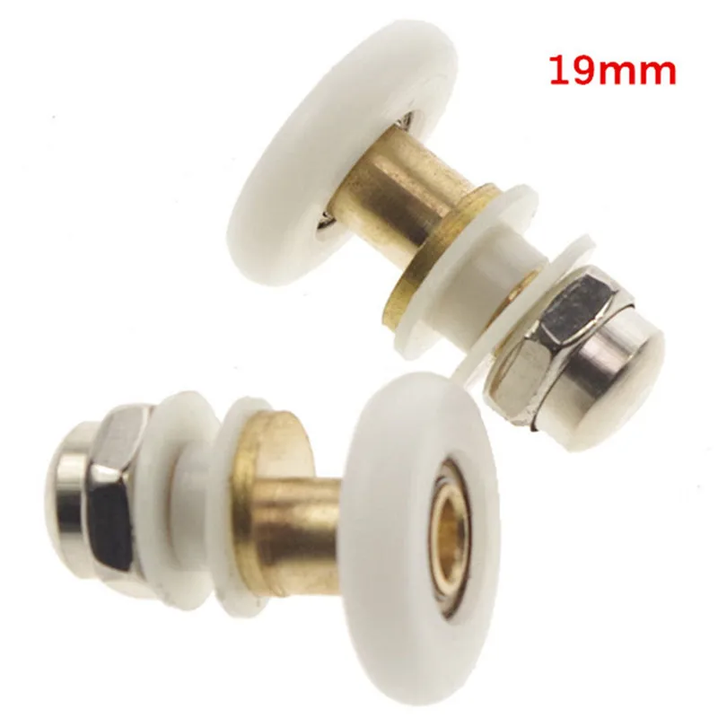 MTGATHER 19/23/25/27mm Dia Partiality Shower Door Rollers/Runners