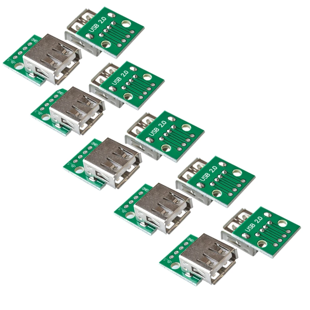 

Type A Female USB To DIP 2.54MM PCB Board Adapter Converter For Arduino connector