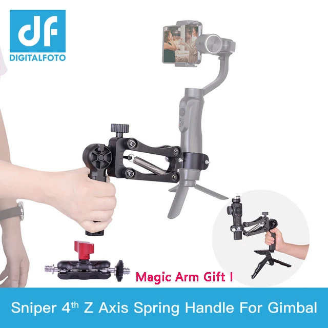 Пружинный шарнирный стабилизатор для DJI OSMO POCKET/2 ZHIYUN Smooth 4 смартфона и экшн