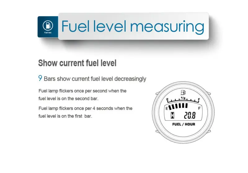 Lcd датчик топлива цифровой DC питание для газа мотоцикл гидроцикл морской питбайк мотоцикл генератор Двигатель FM001
