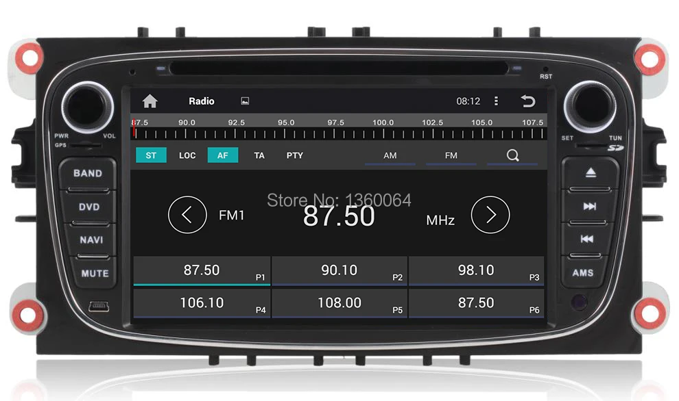 Best Quad Core 1024*600 Resolution 2 Din Android 5.1.1 Car DVD For Ford Mondeo/Focus/S-max/C-max/Galaxy GPS Radio RDS CANBUS WiFi 3G 4