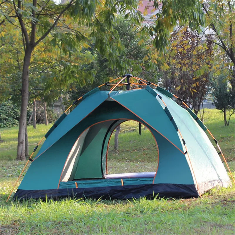 Outdoor High-quality Tents 3-4 People Automatic Tents Singer Anti-torrento Man Camping Tents Multi-functional Tent
