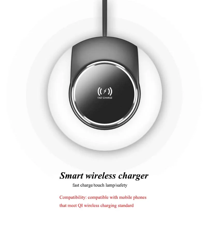 01LED Night Light Wireless Charger