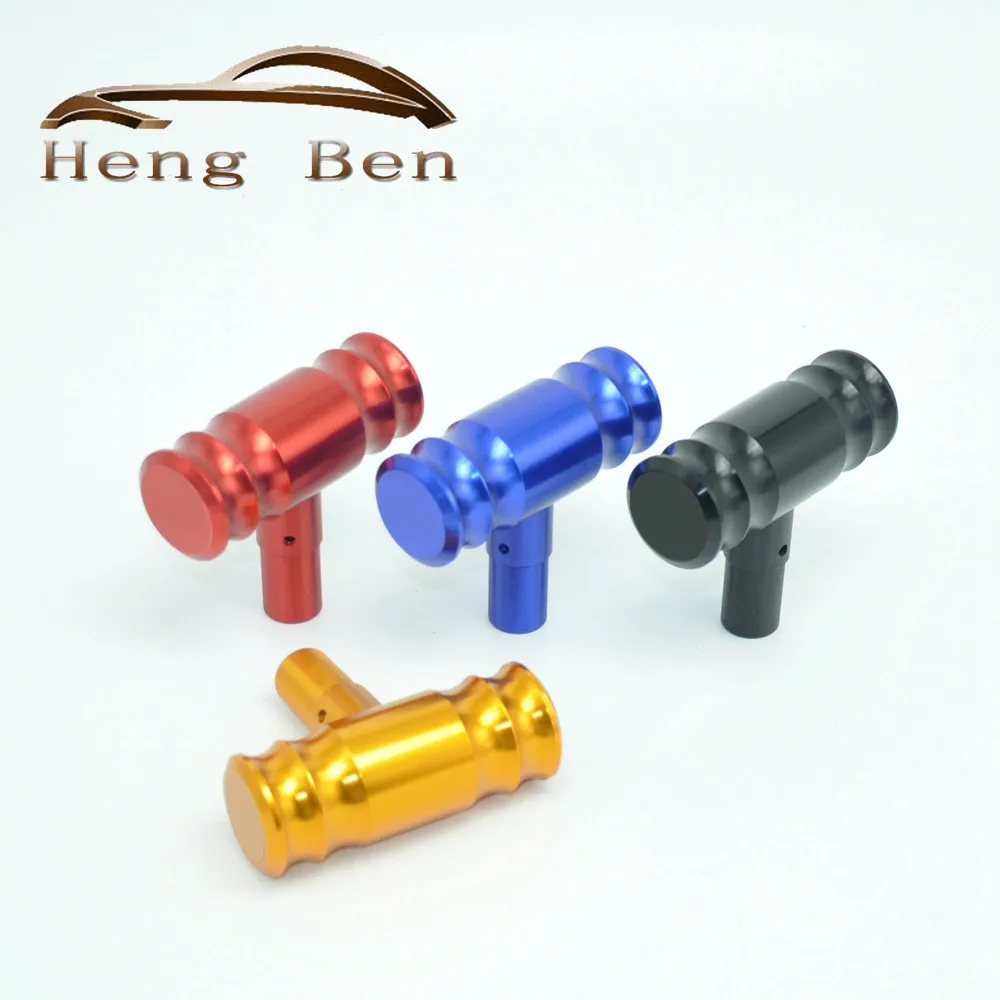 

HB Universal Aluminum Car Manual Racing Flight Control Rod Aircraft Joystick Gear Shift Knob Head Handle Throw Shifter