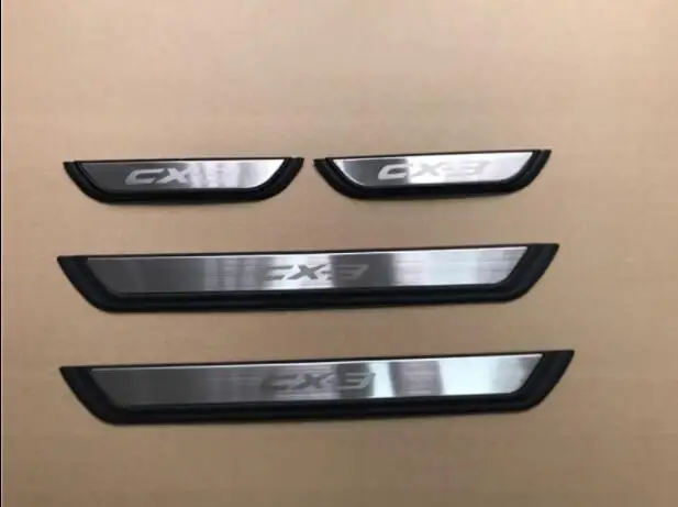 Подходит для Mazda CX 3 CX3 2017 2018 Автомобильная накладка на дверь наружный внешний