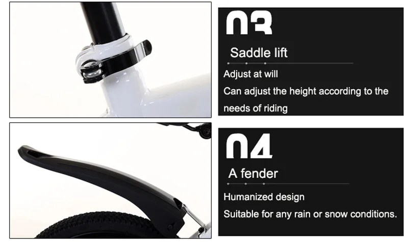 Cheap Mountain Bike Students Adult Speed Change Two-Disc Brake Shock Absorber 20-Inch Mountain Bike 12