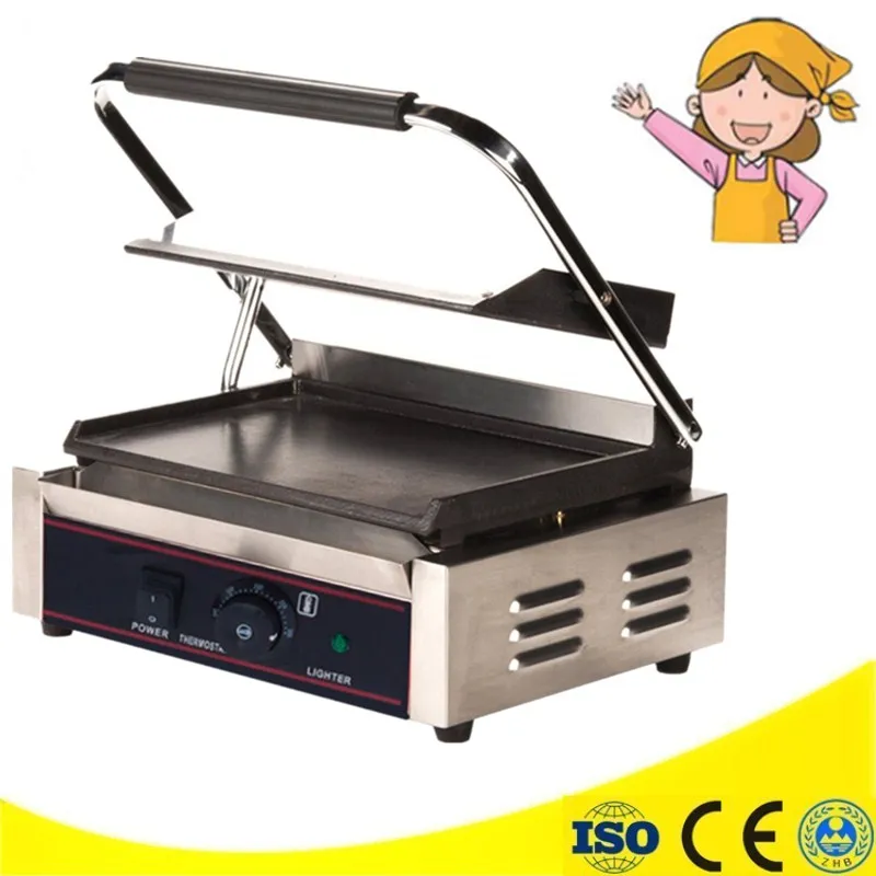 Professional Restaurant Kitchen Equipment Electric 3000W Griddle Grill