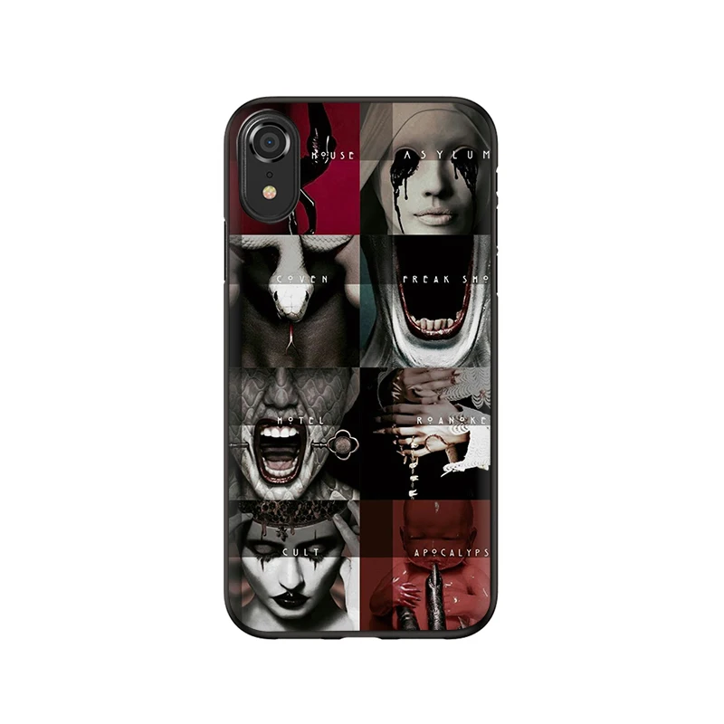 ТВ American Horror Story мягкий чехол для мобильного телефона чехол для iPhone 5 5S SE 6 6S Plus 7 8 Plus X XS XR XS 11 Pro Max - Цвет: B6