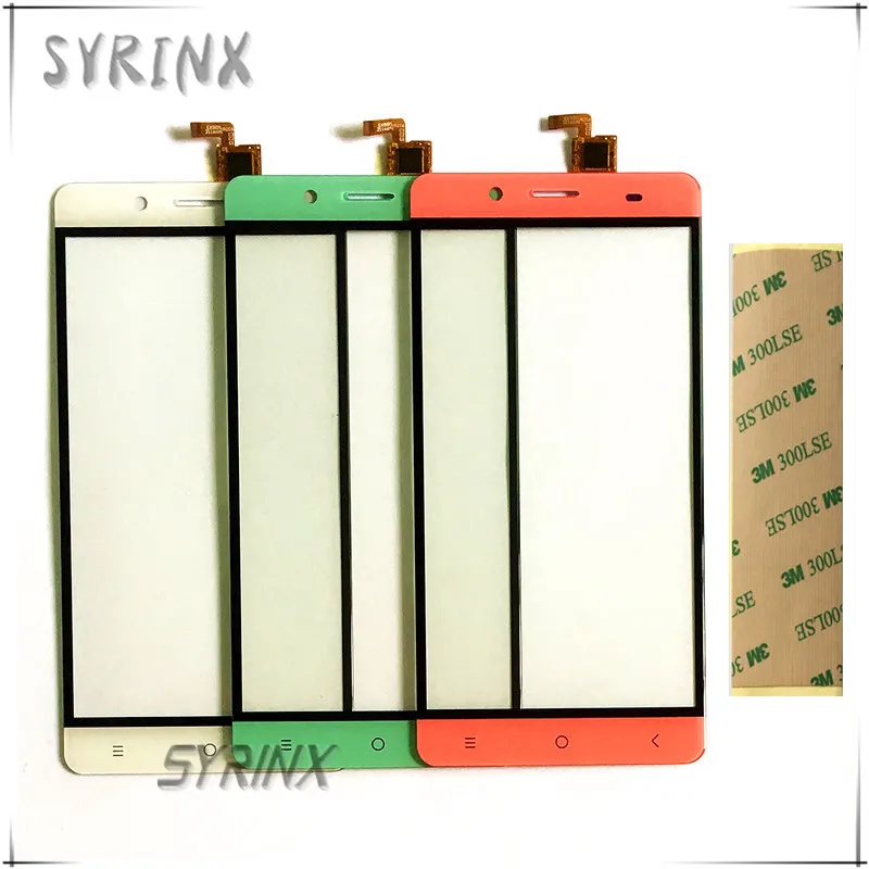 

Syrinx With Tape Mobile Phone Front Glass Lens Touch Screen Digitizer For BQ BQS-5515 Wide BQS 5515 Sensor Touchscreen Panel