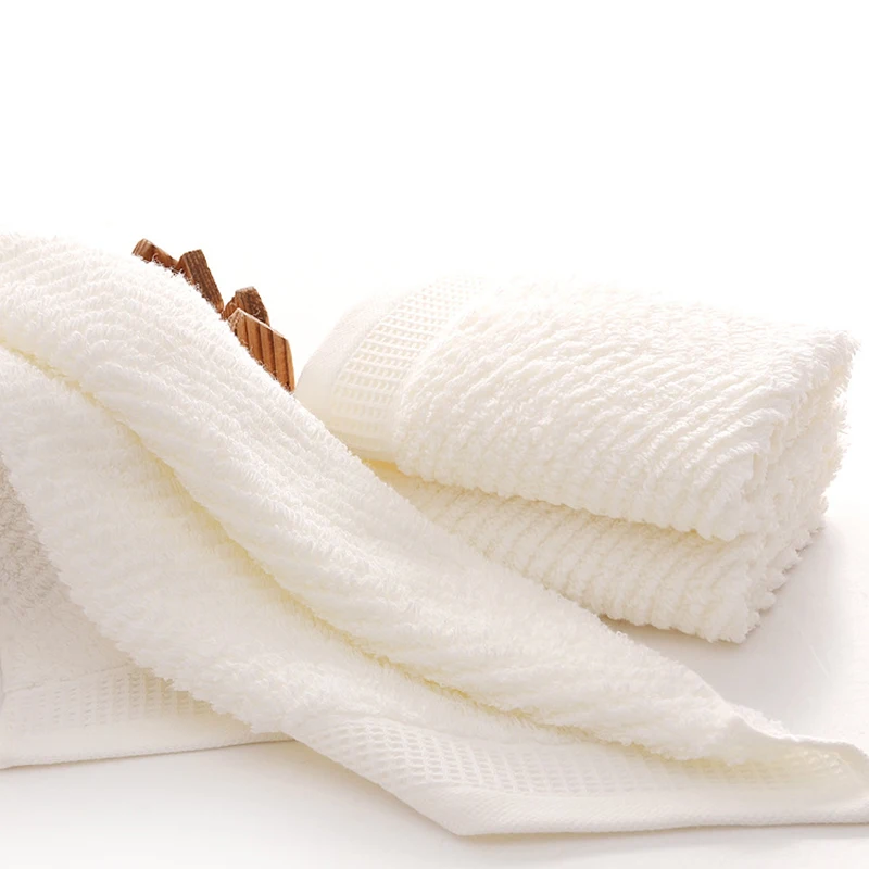

High Quality 35*78cm Cotton Face Towel Solid Color Bath Towel for Adults Soft Knitted Beach Towel Quick-Dry Bathroom Supplies