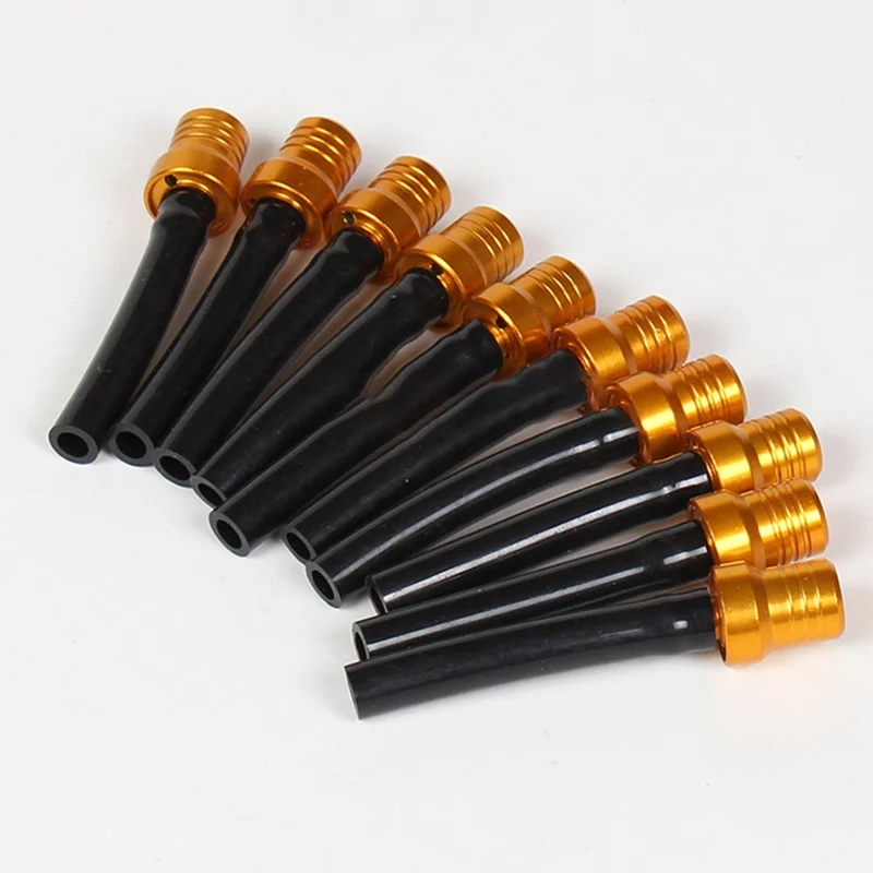 

Motorcycle Gas Fuel Cap Valve Aluminum Alloy Vent Breather Pipe Hose Tube Atv Pit Pressure Reducing Ventilation Bikes Accessory