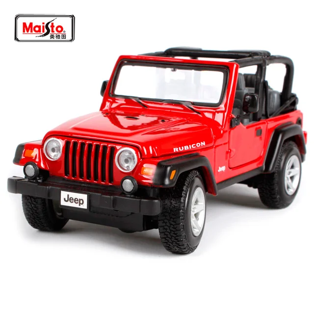 Maisto 1 27 Jeep Wrangler Rubicon Suv Cast Model Car Toy New In Maisto 1 27 Jeep Wrangler Rubicon Suv Cast Model Car Toy New In Box Free Shipping 31245
