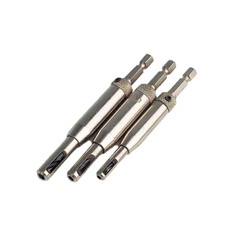 

MYLB-3 Size Self Centering Hinge Cabinet Door Hardware Wood Drill Bit Set 7/64 9/64 11/64 Guide Pilot Hole Drill