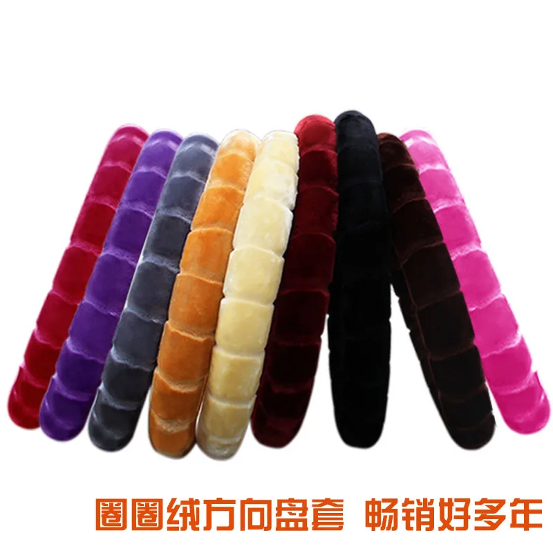 Plush Warm Car Steering Wheel Cover Top Pink Autumn Bamboo Style Lady Girl Universal Purple Yellow Cool Auto Steering Cover DIY Plush Warm Car Steering Wheel Cover Top Pink Autumn Bamboo Style Lady Girl Universal Purple Yellow Cool Auto Steering Cover DIY