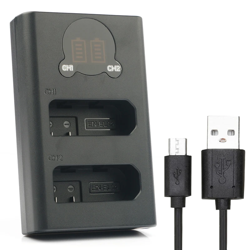 NP-FZ100 NP FZ100 NP-FW50 NP FW50 LP-E6 LP E6 LP-E17 LP E17 EN-EL14 EN EL14 EN-EL15 EN EL15 Dual LED Camera battery  Charger