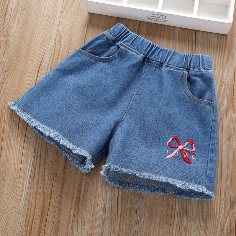 Летние повседневные джинсовые шорты для девочек; детская одежда; джинсы для девочек; брюки для малышей; Модная одежда для малышей; детские джинсовые шорты - Цвет: Style Five