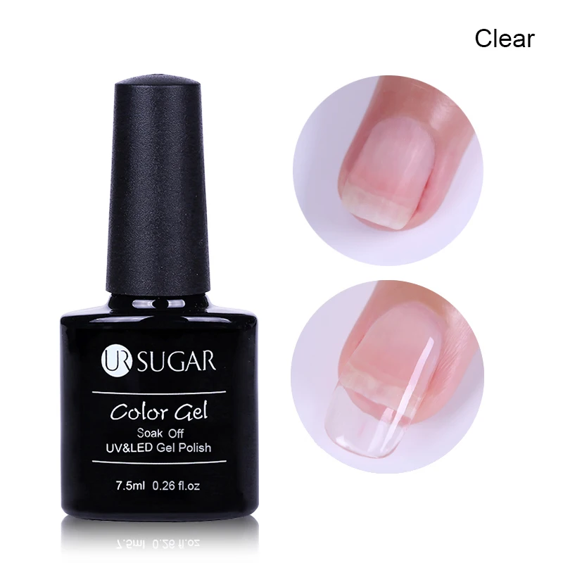 

UR SUGAR 7.5ml Crystal Extend UV Nail Gel Extension Builder Led Gel Nail Art Gel Lacquer Jelly Acrylic Builder UV Poly Nail Gel