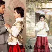 Актриса ShuChang Late Qing Dynasty, костюм синефу для года, новое ТВ-игра, живая мякоть Huo Se Sheng Xiang