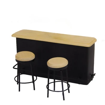 

MACH 1/12 dollhouse miniature furniture table and 2 chairs