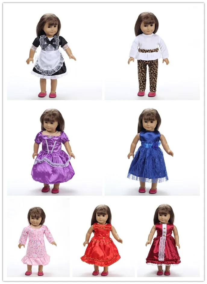 Стиль одежды высокого качества; обувь для 18 дюймов кукольная одежда, дети, лучший подарок на день рождения