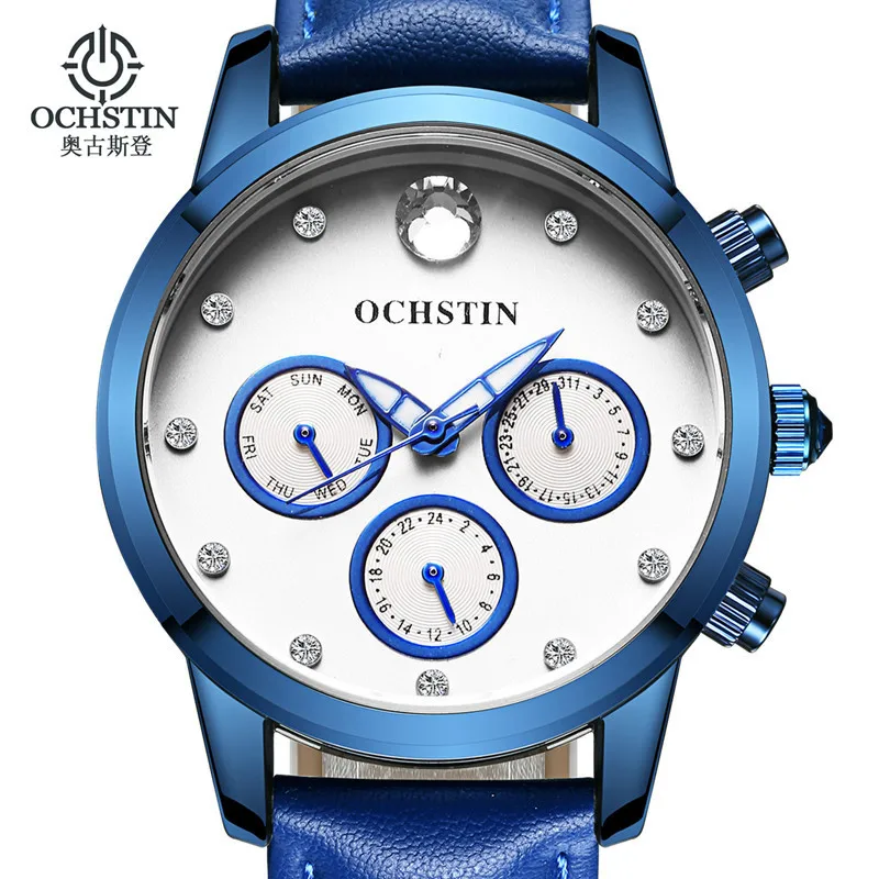 

OCHSTIN Fashion Watch Woman Ladies Chronograph Diamond Dress Clock Female Hour 2017 New Ladies Watch Women Watch Waterproof 30M