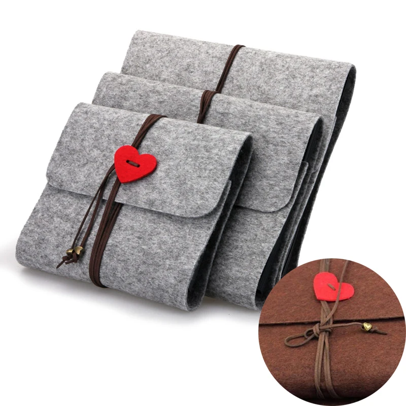 

Felt Handmade DIY Heart Photo Album Scrapbook Home Decor Christmas Gifts Birthday Wedding Guest Book Anniversary Travel Memory