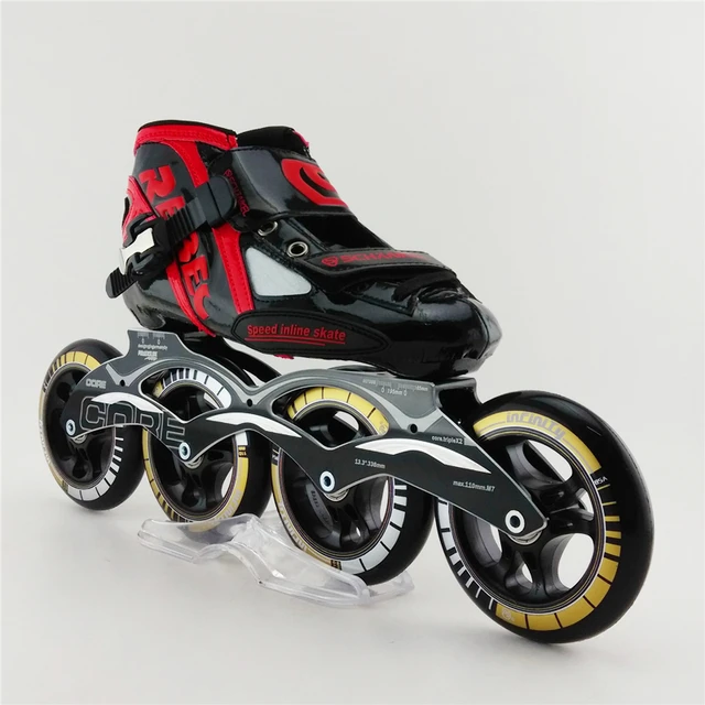 Cheap Professional Speed Inline Skating For Adult High Strength Glass Speed Roller Skating Shoes New Creative Kids patins