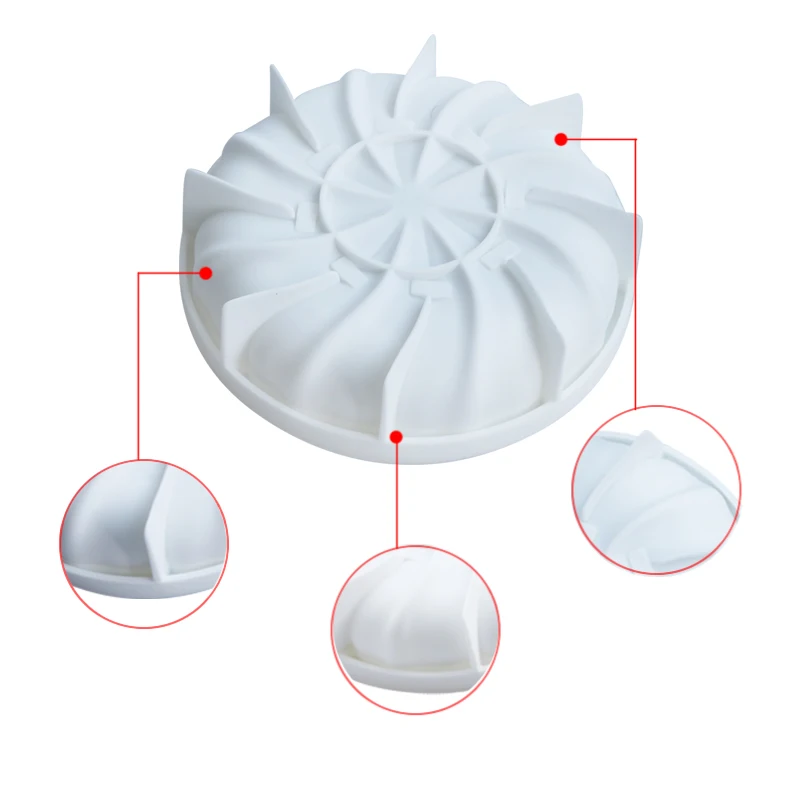 SHENHONG Art 3D Cake Mould Home Party Forms Cream Mold Silicone Mousse DIY Baking Cookie Mould Fondant Bakery Brownie Homemade