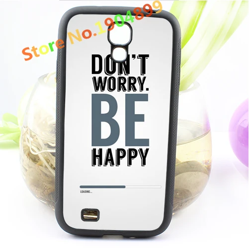 Dont Worry Be Happy fashion cover case for Samsung Galaxy S3 S4 S5 S6 edge S7 Note 3 4 5 #A5345 |
