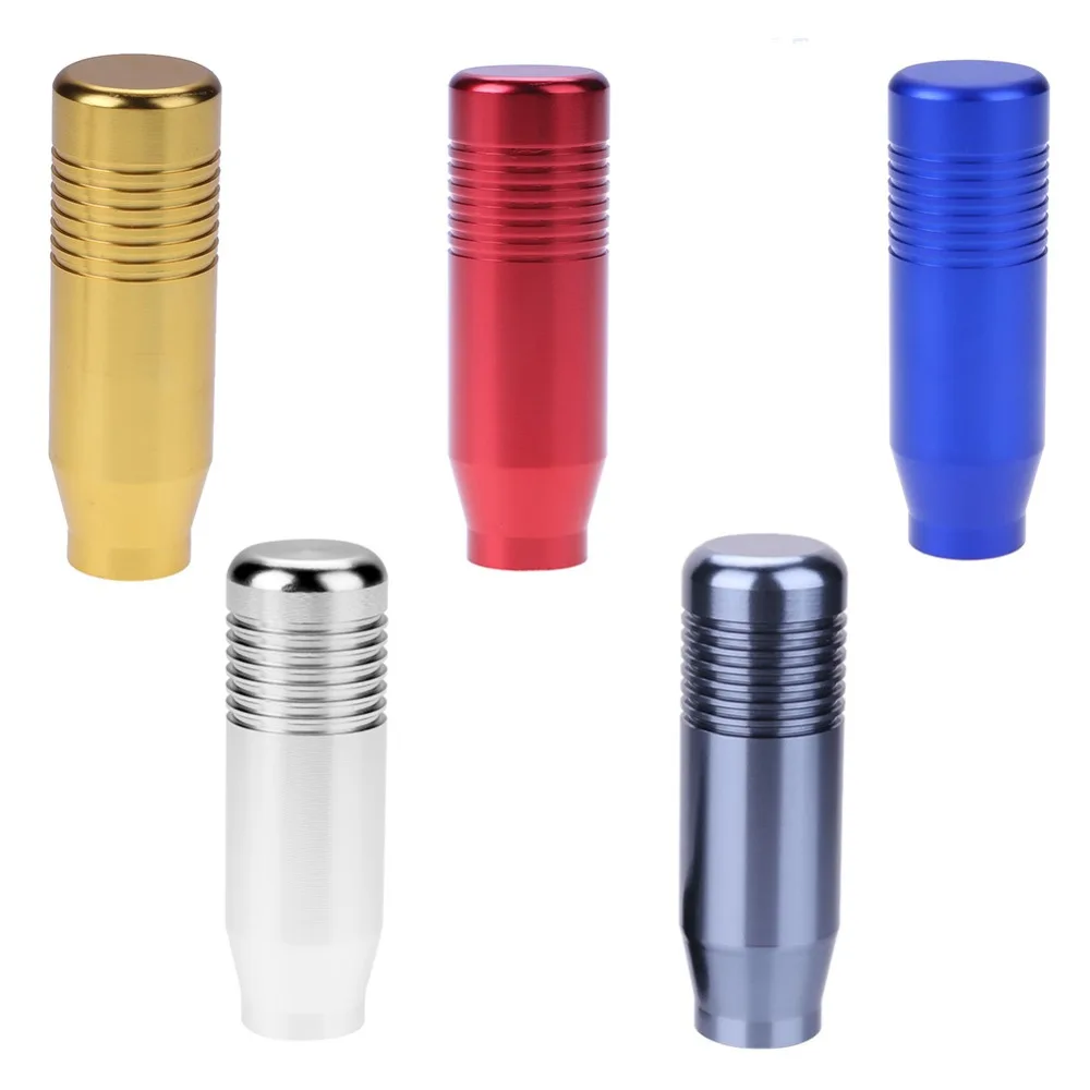 Universal Auto Manual transmisión engranaje Stick Shift perilla accesorios automotrices engranaje de aluminio palanca de cambio estilo de coche Universal Auto Manual transmisión engranaje Stick Shift perilla accesorios automotrices engranaje de aluminio palanca de cambio estilo de coche