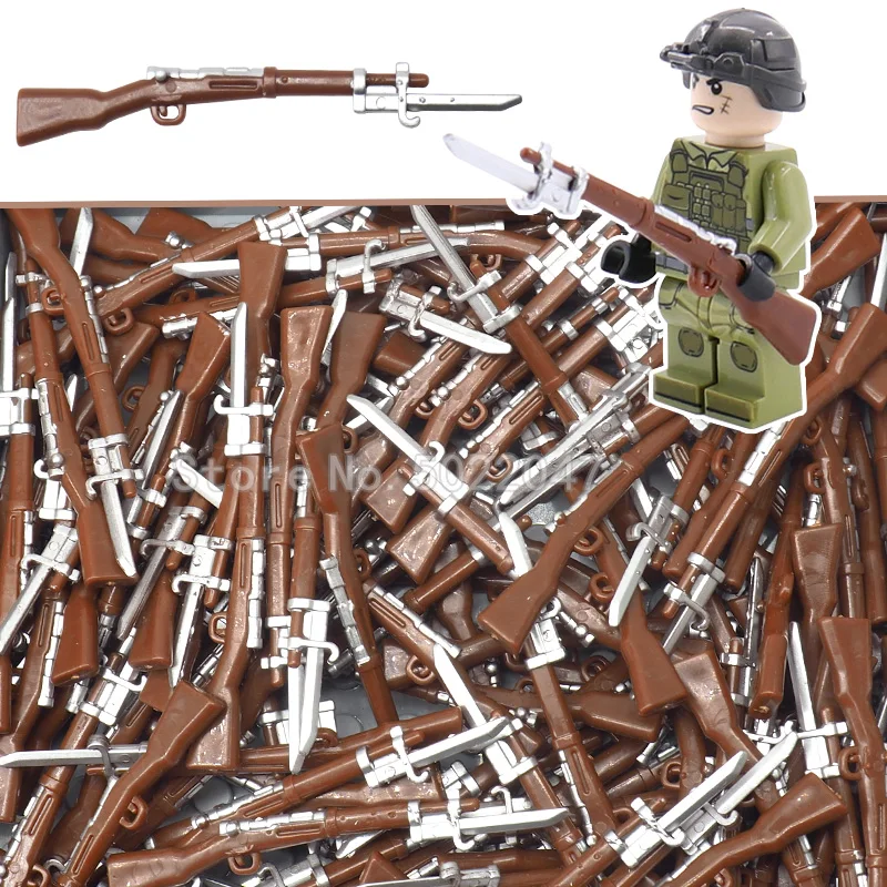 

Military Piercing Gun Legoinglys Weapons Set Building Blocks Lot ww2 Army Thorn Figures Army Soldier Military Exercises Toy Gift