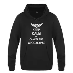 Keep Calm And отменить Апокалипсис-Тихоокеанского региона толстовки Для мужчин 2018 Для Мужчин Пуловер Флисовые кофты с капюшоном