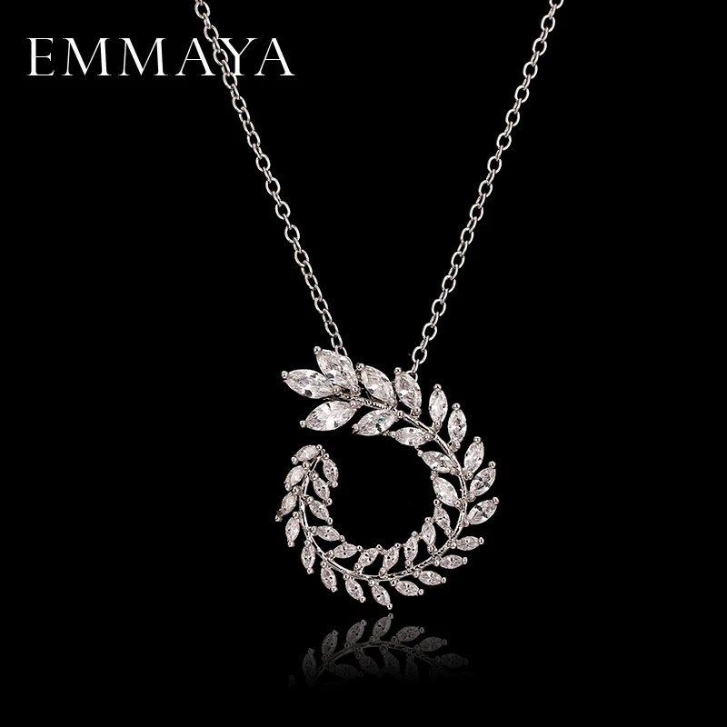 EMMAYA 2017 новое модное красивое большое винтажное ожерелье с фианитами для женщин