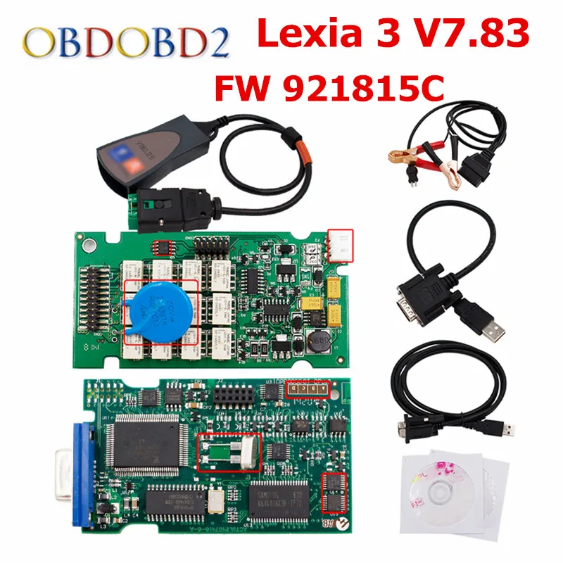 FW 921815C Lexia3 PP2000 V7.83 OBD2 Diagnostic Tool Lexia 3 Diagbox 7.83 Multi-languages For Peugeot&Citroen DHL Free FW 921815C Lexia3 PP2000 V7.83 OBD2 Diagnostic Tool Lexia 3 Diagbox 7.83 Multi-languages For Peugeot&Citroen DHL Free