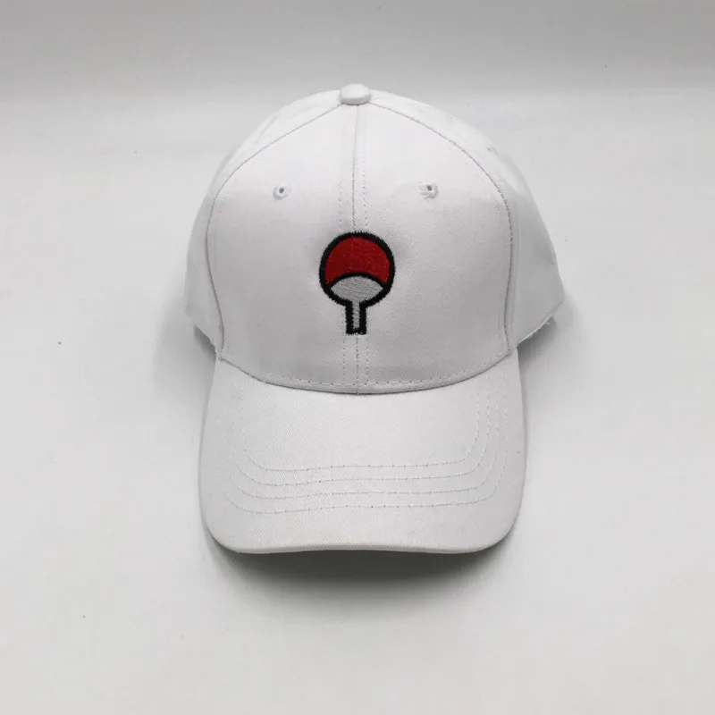 Японская аниме Наруто Snapback Мужская кепка семья Учиха шляпа c вышивкой хлопковая