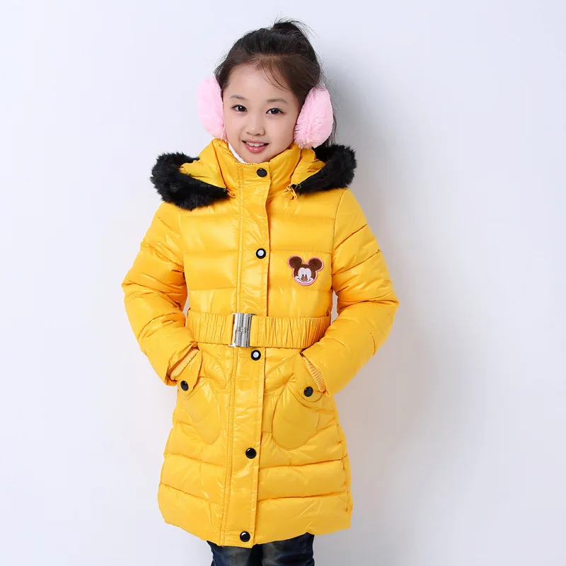 2014 Children Jackets & Coats Girls Winter outerwear cotton padded