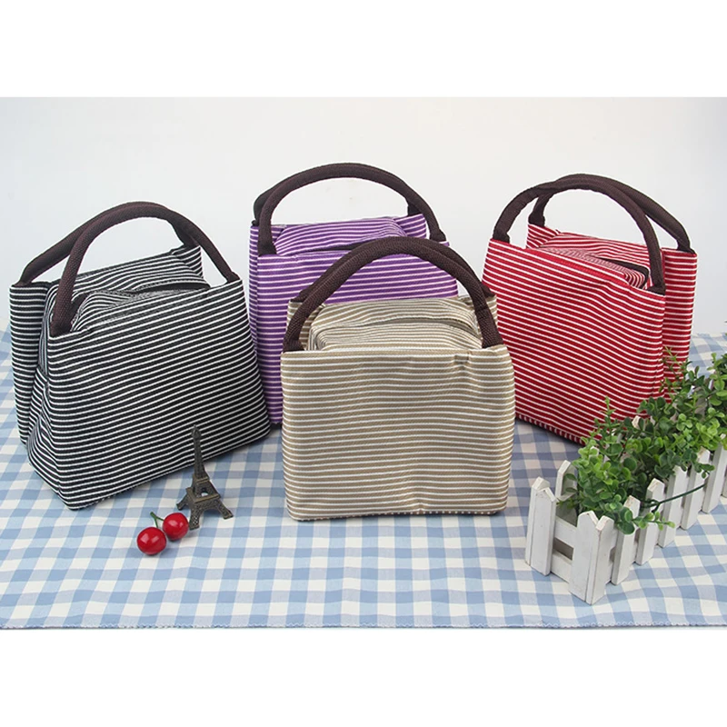 

Picnic Portable Bag Lunch Insulated Cooler Box Tote Waterproof Thermal Food Canvas Beach Bags For Camping Outdoor Hiking Women