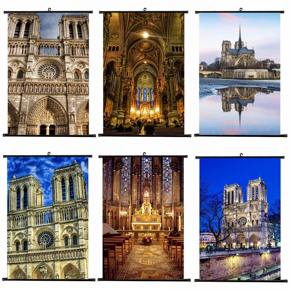 

Frame Notre Dame De Paris DIY Painting By Numbers Wall Art Picture Canvas Painting for Home Decoration for Room Drop Shipping