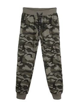 

Sports pants with camouflage print