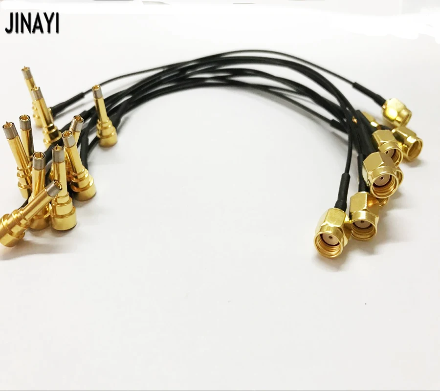 10pcs PR SMA Male Plug to MS156 MS 156 Male Plug test probe Adapter ...