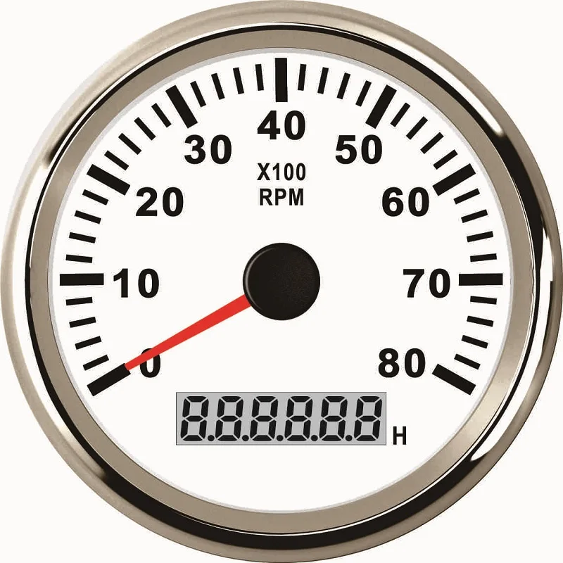 New 3 3 8 U0026quot 85mm Universal Tachometer Rev Counter 8000rpm