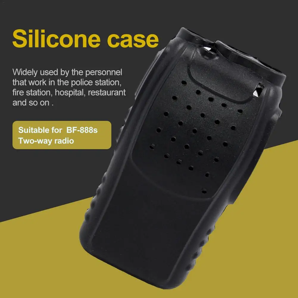 

Handheld Soft Silicone Case Protective Cover for Baofeng BF888S OX Radio Walkie Talkie