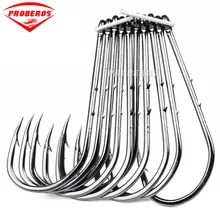 20 штук нержавеющая сталь колючей 6# крюк рыболовные снасти крючок одинарный оптовый передач