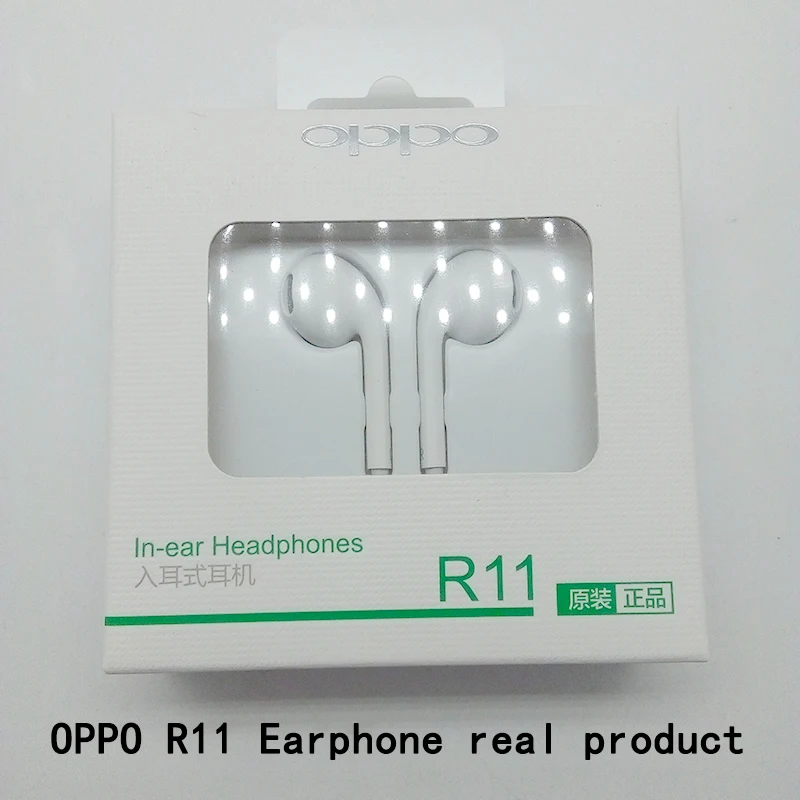 Новинка коробка для хранения наушников OPPO R11 подарок с разъемом 3 5 мм проводные