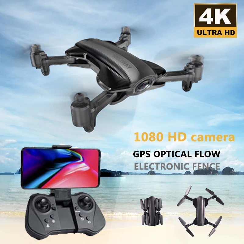 

Foldable GPS Drone With HD 1080P Camera RC Quadcopter Drone With Camera Foldable Drone Follow Me Electronic Fence Toys For Kid
