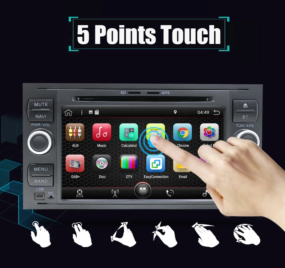 Perfect Eunavi Android 9.0 IPS 2 Din Car DVD For Ford Mondeo S-Max Focus C-MAX Galaxy Fiesta Transit Fusion Multimedia Player 2G+32G 3 Perfect Eunavi Android 9.0 IPS 2 Din Car DVD For Ford Mondeo S-Max Focus C-MAX Galaxy Fiesta Transit Fusion Multimedia Player 2G+32G 3