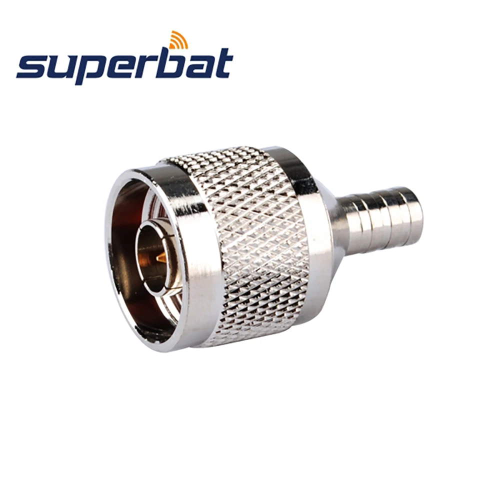 N Male to SMB Plug Straight RF Coaxial Connector Adapter