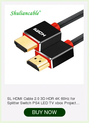 Shuliancable адаптер hdmi-vga аудио и видео кабель HDMI VGA разъем для монитора компьютера проектор 1080P 3D HDMI к VGA