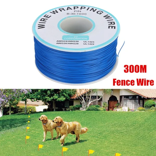 Новинка 300 м заборы для собак провод кабель для собак домашних животных Электрический шок Обучение подземный ограда от домашних животных